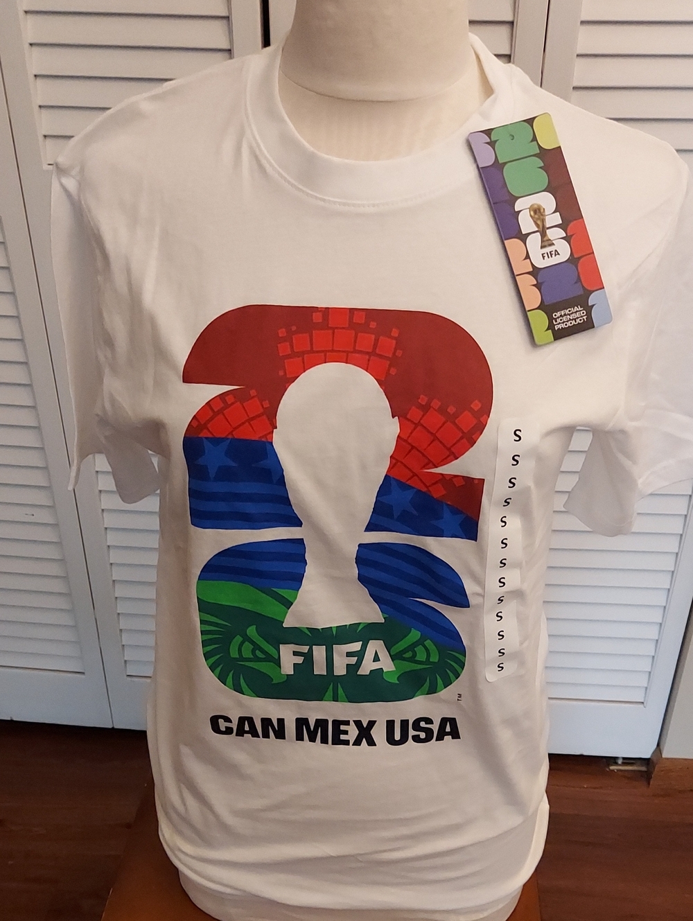 FIFA White CAN MEX USA Short Sleeve Tee